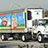 TruMoo mobile advertising trucks on the road