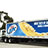 Trailer advertising Miller Lite using quick zip