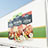 Mrs. Cubbison's outdoor truck advertising with the quick zip system